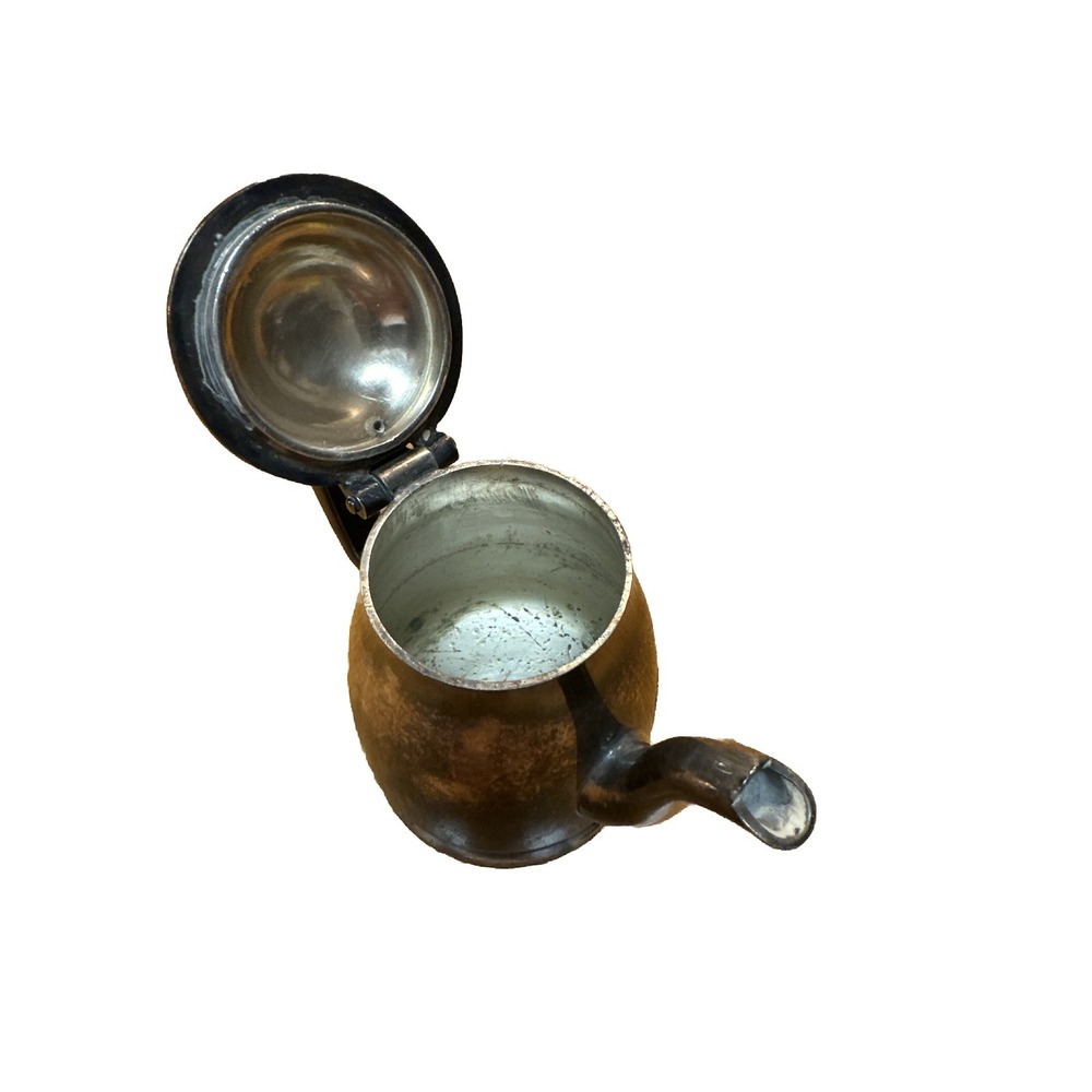 Antique Wallace Hard‎ Soldered 8 oz. Coffee Tea Creamer Pot - Picture 6 of 6